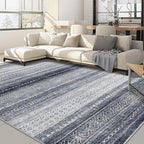Nakagishi Area Rugs 9x12 Living Room Rug: Washable Boho Large Neutral Modern by NakagishiAreaRug
