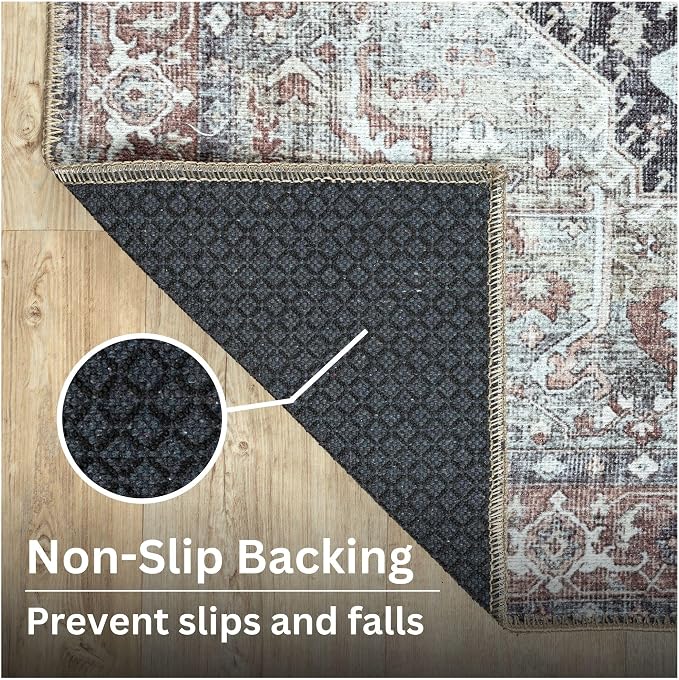 Bloom Rugs Washable Non-Slip 5' x 7' Rug - Image 8