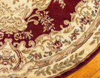 Rugs.com Chateau Collection Rug – 7' Round Red Medium Rug Perfect - Image 9