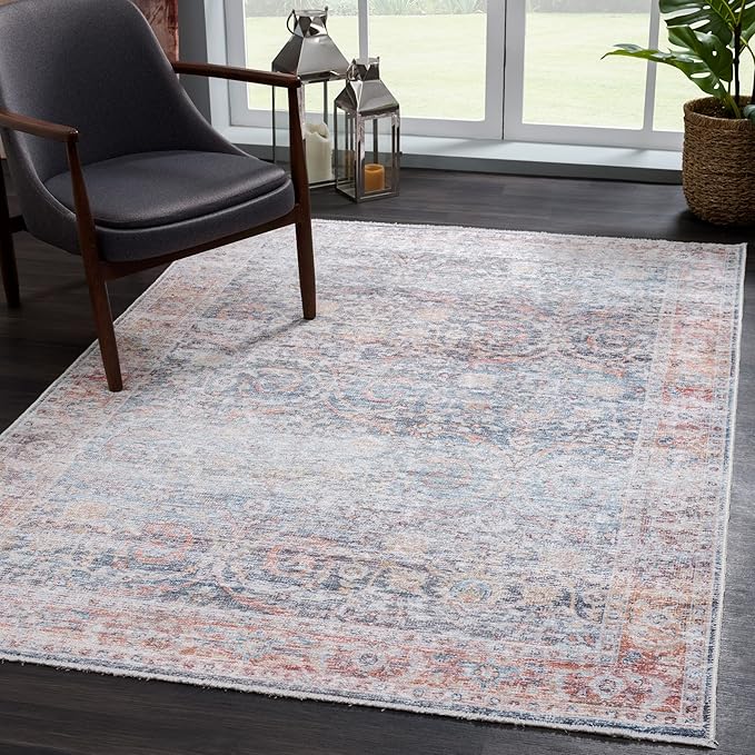 Bloom Rugs Caria Washable Non-Slip 4x6 Rug by BloomRugs