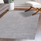 Eyely UES100A-3 Supersoft Haze Solid Low-Pile Indoor Area Rug - Image 7