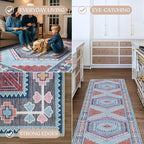 Fame Living Washable Area Rug. Modern Farmhouse. Vintage. Turkish. Bohemian. - Image 4