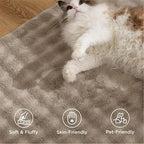 Bedsure 6x9 Fluffy Area Rugs for Living Room, Machine Washable Rugs, Non-Slip - Image 5