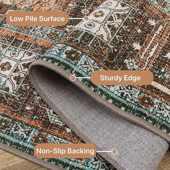 Bavni Washable Rug 3x5 Area Rug - Image 7