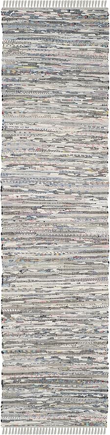 SAFAVIEH Rag Rug Collection Runner Rug - Image 2