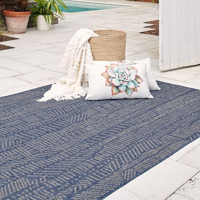 FH Home Flat Woven Outdoor Rug by FHHome