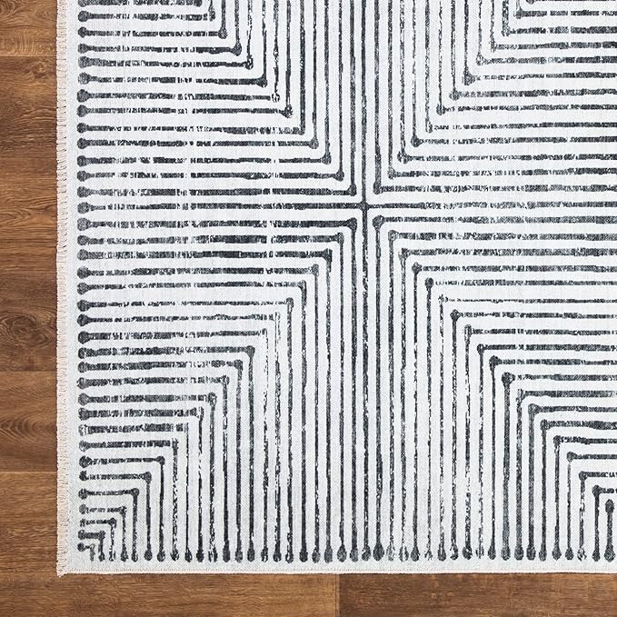 Bloom Rugs Caria Washable Non-Slip 5x7 Rug - Image 5