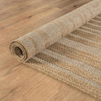 Beverly Rug Easy Jute Framed Border Rug 10x14 Washable Large Indoor Outdoor - Image 5