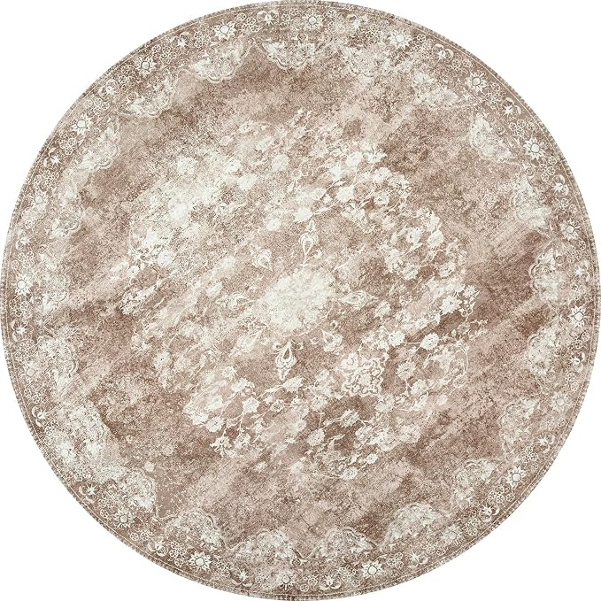 jinchan Round Rug 8ft Area Rug - Image 8