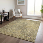 Addison Rugs Chantille ACN591 Gold 5' x 7'6" Indoor Outdoor Area Rug, Easy Clean - Image 2