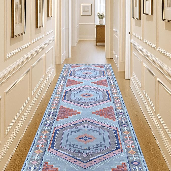 Fame Living Washable Area Rug. Modern Farmhouse. Vintage. Turkish. Bohemian. by FameLiving%7COushakRugs