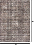 Loloi Angela Rose Ember Collection EMB-05 Graphite/Multi 5'-3" x 7'-6" Area Rug - Image 2