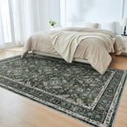 WITSHOCK Living Room Area Rugs 5x8: Soft Non-Slip Backing Washable Rugs Vintage - Image 5