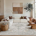 6x9 Washable Vintage Area Rug for Living Room Bedroom Soft Tranditional Non by WondRg