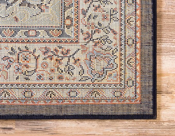 Unique Loom Reza Collection Traditional Persian Style Area Rug, 9 x 12 ft - Image 9