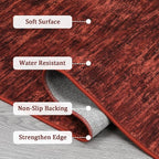 RUGSREAL Modern Runner Rug 2.5x8 Stain Resistant Washable Kitchen Runner Carpet - Image 5