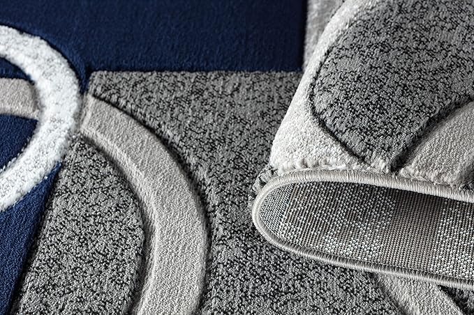 GLORY RUGS Area Rug Modern Soft Hand Carved Contemporary Floor Carpet - Image 7