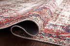 Loloi Layla Collection LAY-12 Ivory/Brick 9'-0" x 12'-0" .13" Thick Area Rug - Image 6