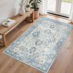 4x6 Area Rugs for Living Room, Machine Washable Rug, Non Slip Vintage Rugs - Image 4