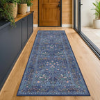 Dark Blue 2'6" x 8' Runners for Hallways Non Slip, Extra Long Floor Runner for - Image 7