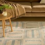 Nourison Home Nordic Ivory Blue 8' x 10' Area Rug - Image 5