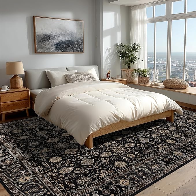 Area Rug Non Slip Machine Washable Ultra Soft Living - Image 2