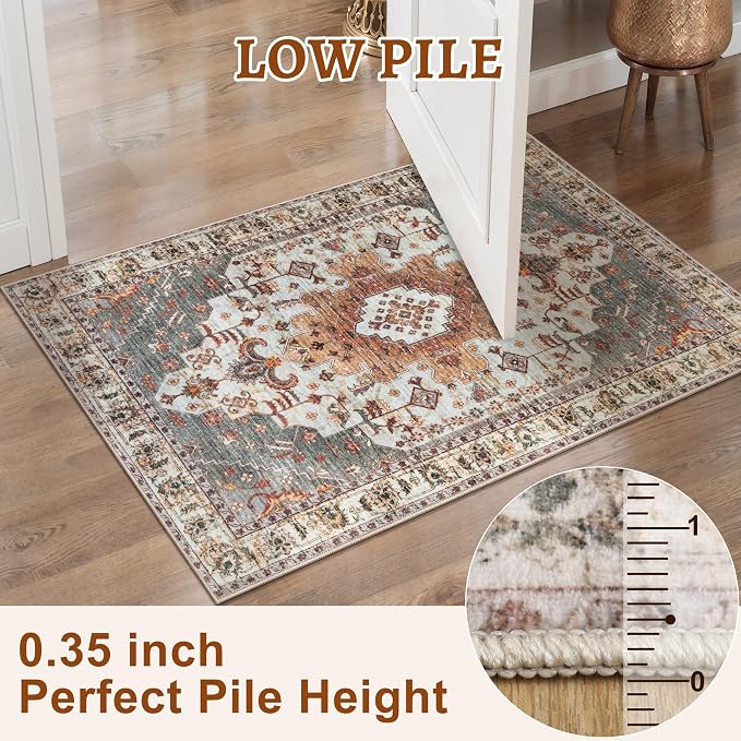 Tangsoo 2.6x8 Washable Runner Rug - Image 3
