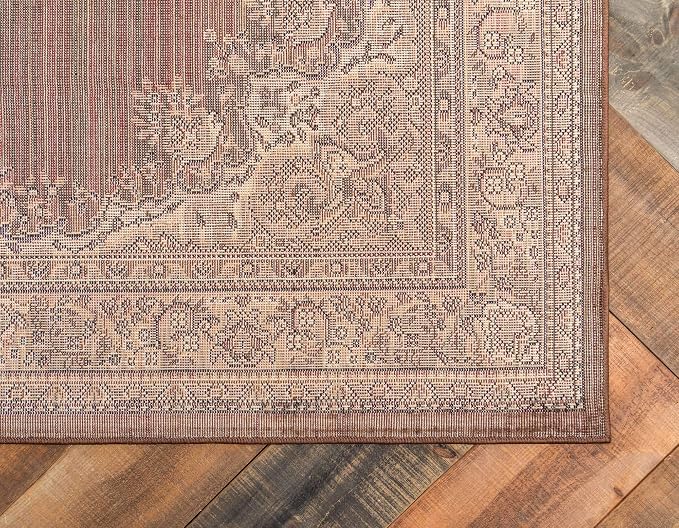 Unique Loom Reza Collection Traditional Persian Style Area Rug, 8 x 10 ft - Image 9