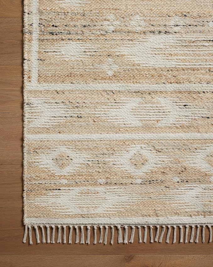 Loloi Angela Rose Rivers Collection RIV-04 Natural/Ivory 3'-6" x 5'-6" - Image 7