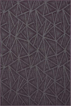 Furnish my Place Geometrical Pattern Indoor/Outdoor Refine Purple Rug, Abstract by FurnishMyPlace
