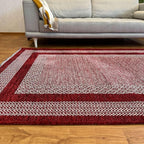 Alfa Rich 4x6 Red Burgundy Washable Area Rugs - Image 3
