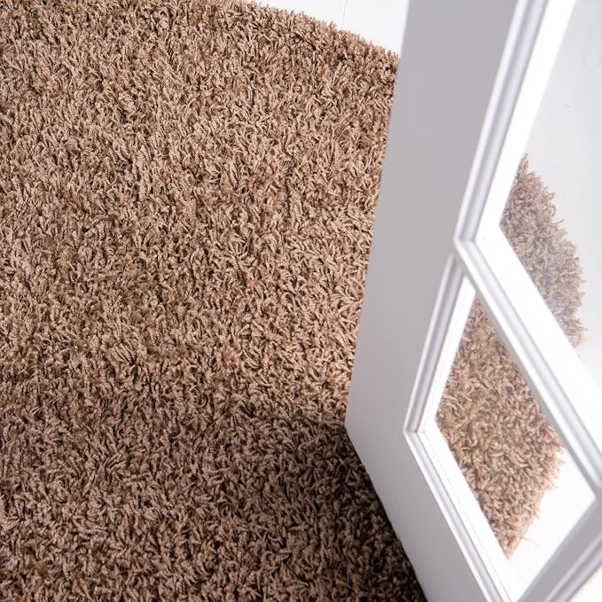 Unique Loom Solid Shag Collection Area Rug - Image 7