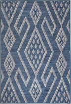 Dash & Albert Guthrie Navy Machine Washable Rug, Runner-2.5 X 8 Feet by DashAlbert