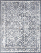 Nourison Home Astra Machine Washable Dark Blue 7'10" x 10' Area Rug - Image 4