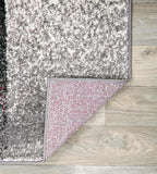 Rugshop Gray Contemporary Distressed Boxes Area Rug, Soft & Non-Shedding Accent - Image 4