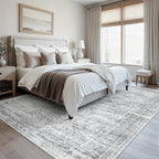 9x12 Area Rugs for Living Room, Non Slip Machine Washable Vintage Rugs - Image 5