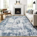 8x10 Area Rugs Living Room: Washable Large Abstract Soft Rug Stain Resistant by LOONGRUG