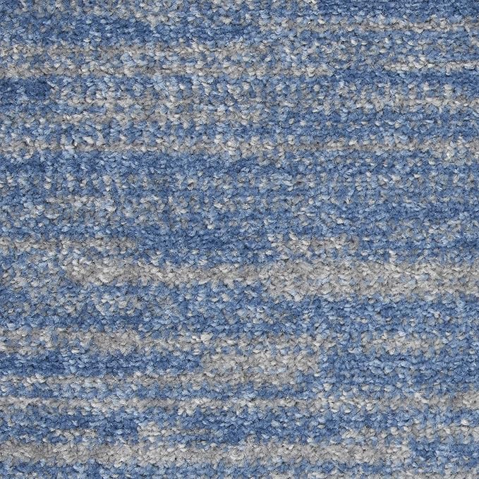 Nourison Home Nourison Essentials Blue Grey 9' x 12' Area Rug - Image 9