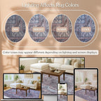 Washable Area Rug. Modern Farmhouse. Vintage. Turkish. Bohemian. Distressed. - Image 7