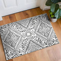 Rugshop Boho Cream Tribal Area Rug 2x3 – Modern Indoor Carpet by Rugshop