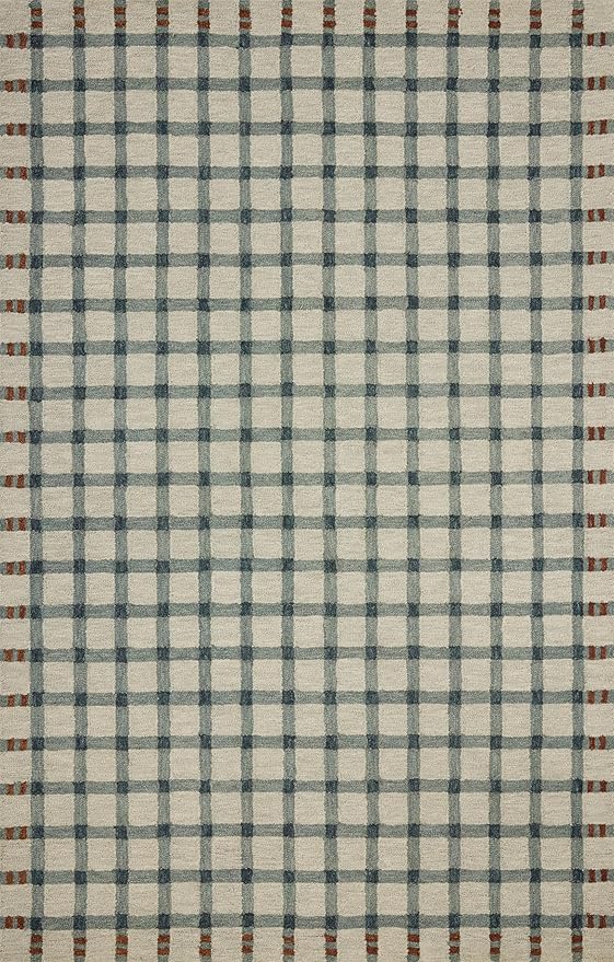 Loloi Magnolia Home by Joanna Gaines Waylon Collection WAY-02 Spa/Brick 2'-6" x - Image 2