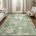 GENIMO 8x10 Area Rugs for Living Room, Machine Washable Rug Non Slip, Low Pile - Image 3