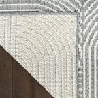 Nourison Home Textured Home Charcoal Ivory 7'10" x 9'10" Area Rug - Image 10