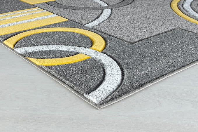 GLORY RUGS Area Rug Modern Soft Hand Carved Contemporary Floor Carpet - Image 7