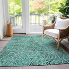 Addison Rugs Chantille ACN591 Teal 2'6" x 3'10" Indoor Outdoor Area Rug - Image 6