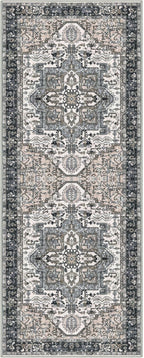 KOZYFLY Boho Runner Rug 3x8 Ft Washable Hallway Rug Faux Wool Printed Long - Image 8