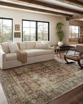 Loloi Magnolia Home by Joanna Gaines Sinclair Collection SIN-01 Rust/Lagoon by Loloi