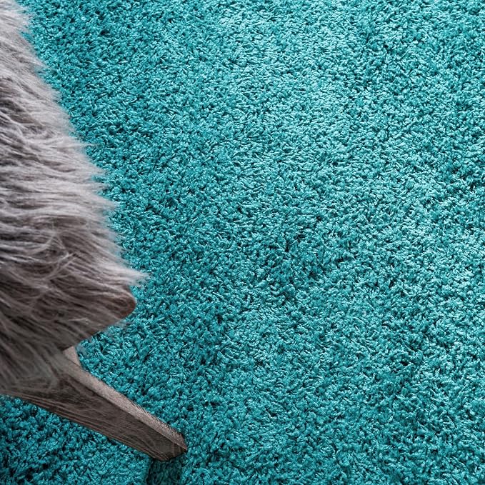 Unique Loom Solid Shag Collection Area Rug - Image 6