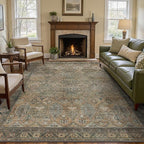 GENIMO 4x6 Area Rugs for Living Room, Machine Washable Non Slip Vintage Rugs - Image 3