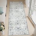 jinchan Kalen Runner Rug 3x7 Washable Area Rug Soft Indoor Floor Cover Thin by JINCHAN